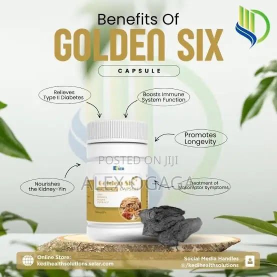 Original Kedi Golden Six Herbal Capsules – Natural Wellness Support
