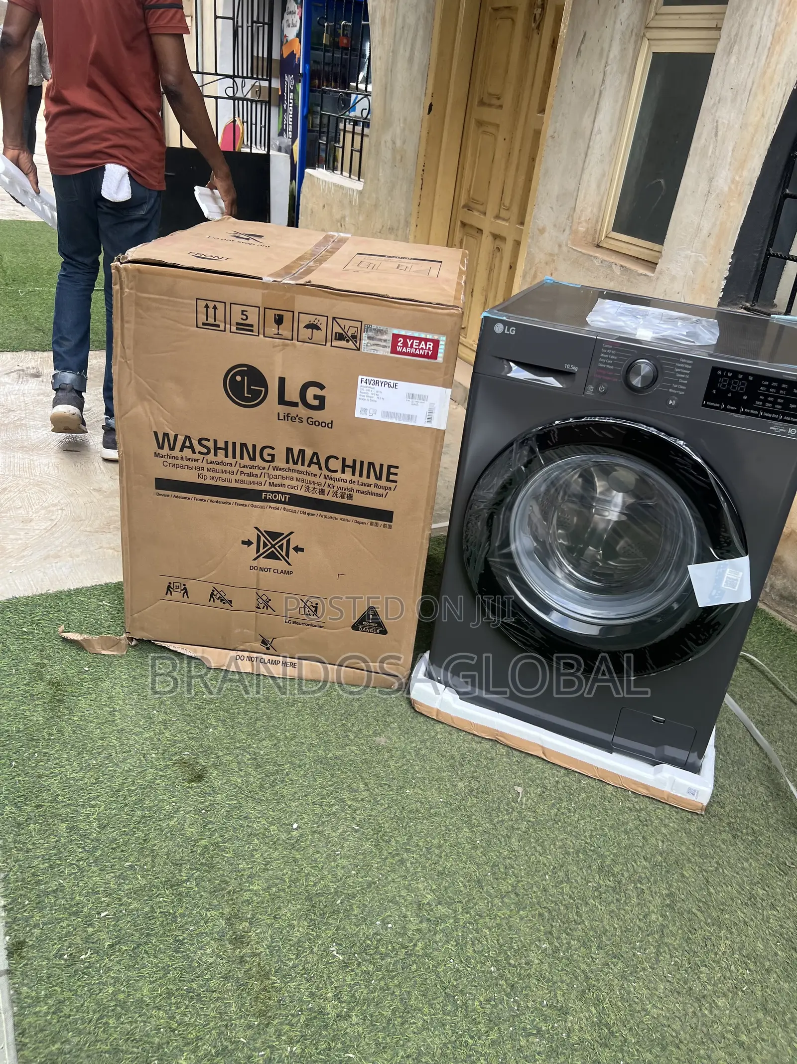 Lg Frontload 10kg Washing Machine[F4v3ryp6je]Durablefrontloadappliance