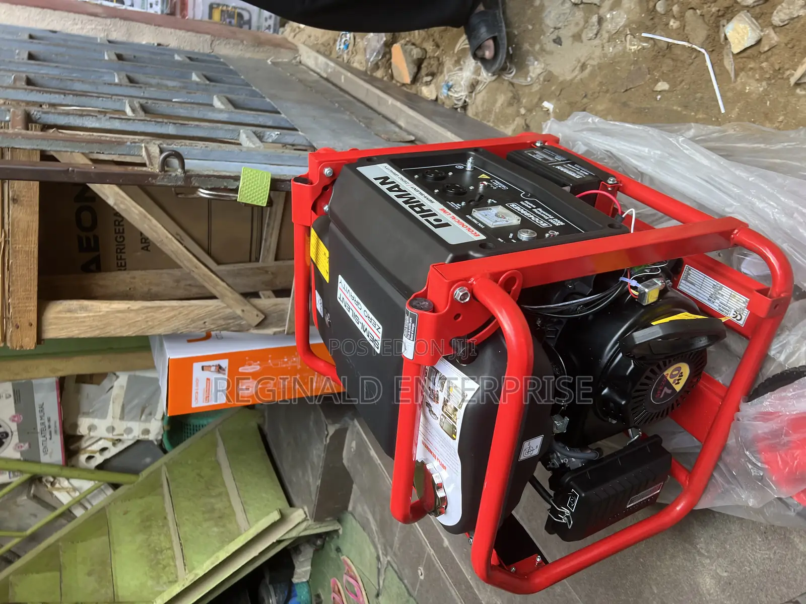 Eco 4990 5.5kva Petrol Generator With Key and Tyre