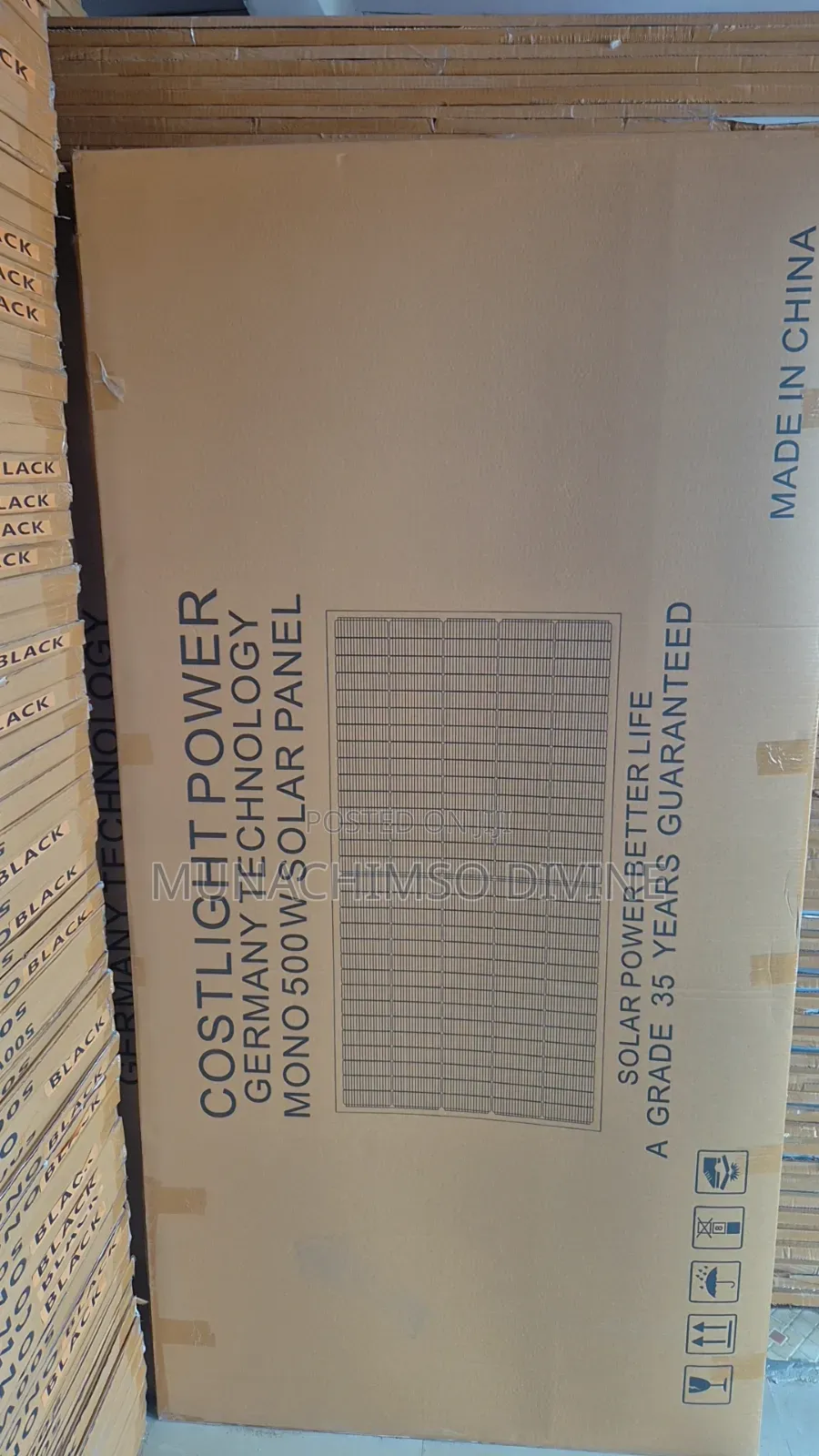 500watts Monocrystalline Solar Panel