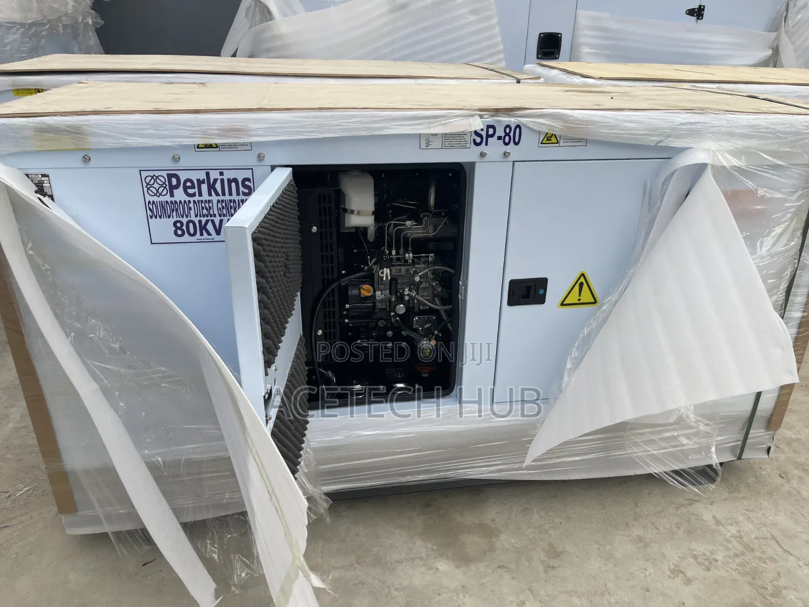 Perkins 80kva Soundproof Generator – Strong Fuel Efficient