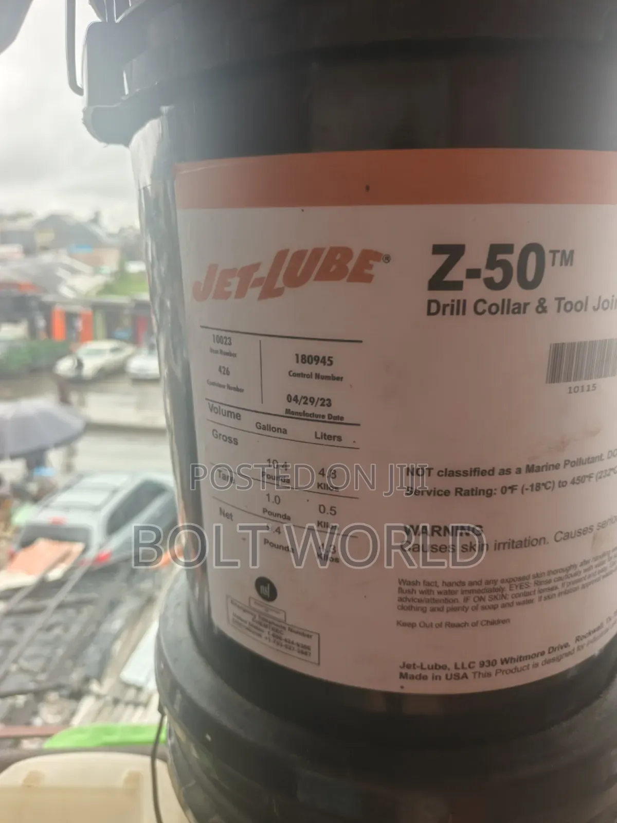 Jet- Lube Z-50 Drill Collar Tool Joint Compound(18kg)