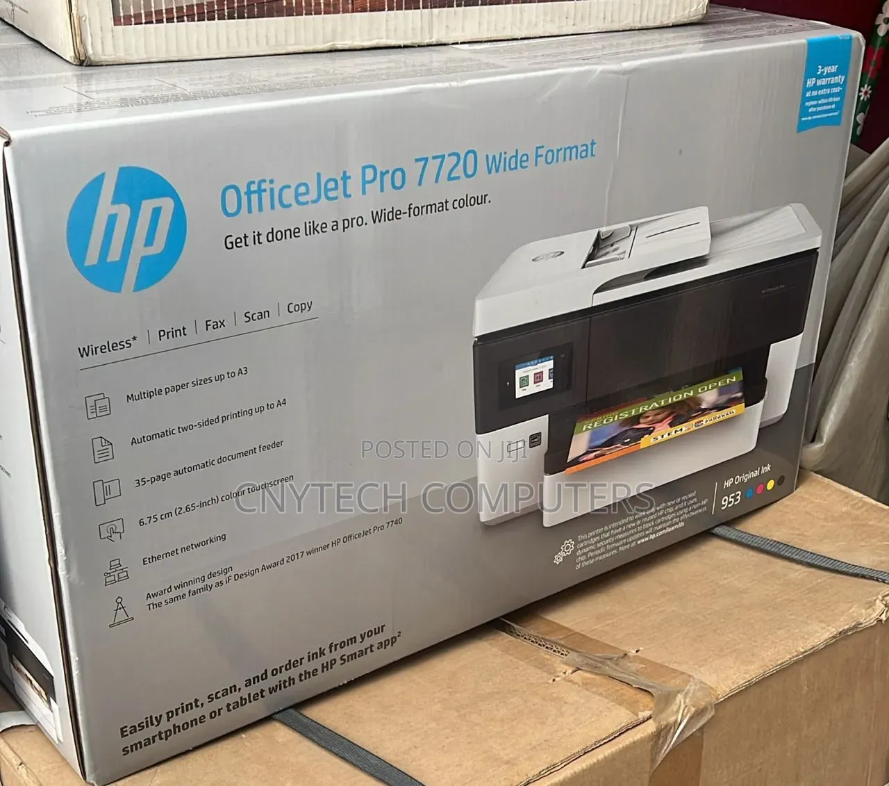 Hp Office Jet Pro 7720 Wide Format Printer