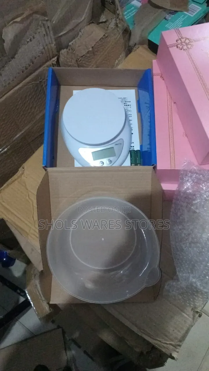 Electronic Kitchen Scale With Bowl