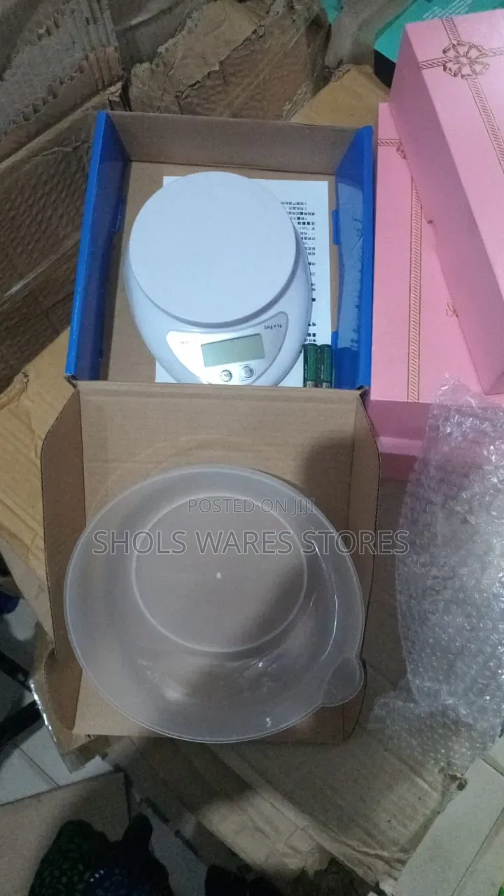 Electronic Kitchen Scale With Bowl