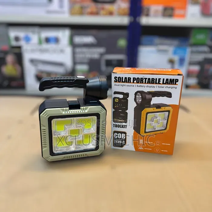 Solar Portable Lamp With Toolkits