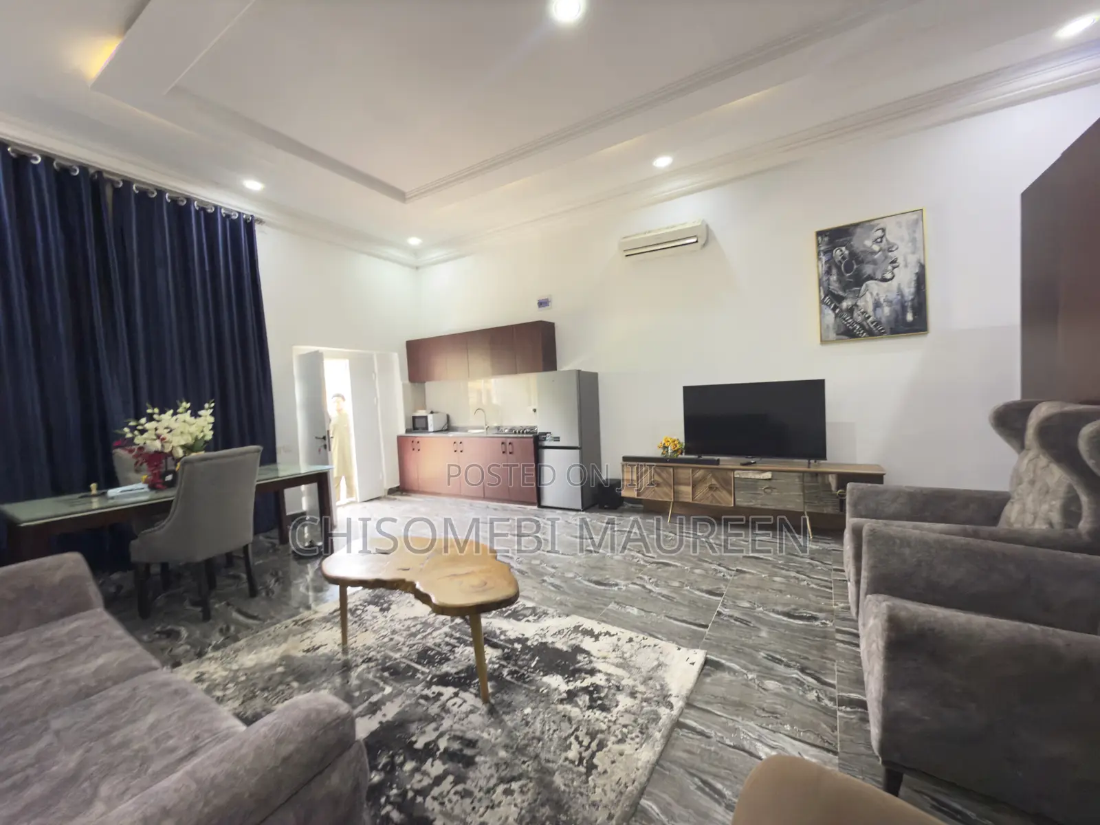 Furnished 1bdrm Bungalow in Garki for rent