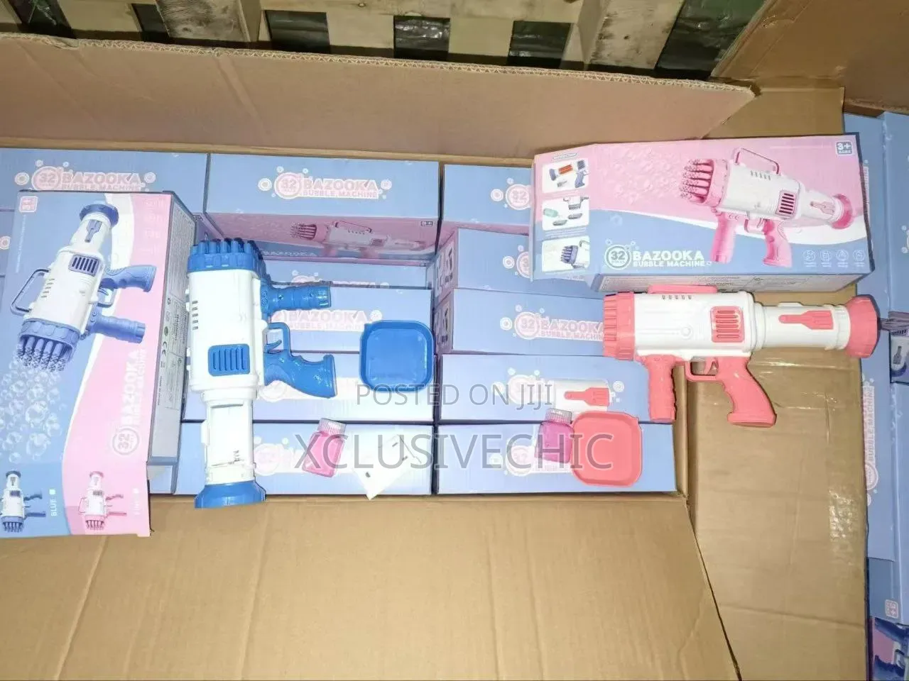 32 Bubble Rocket Launcher Gun for Children