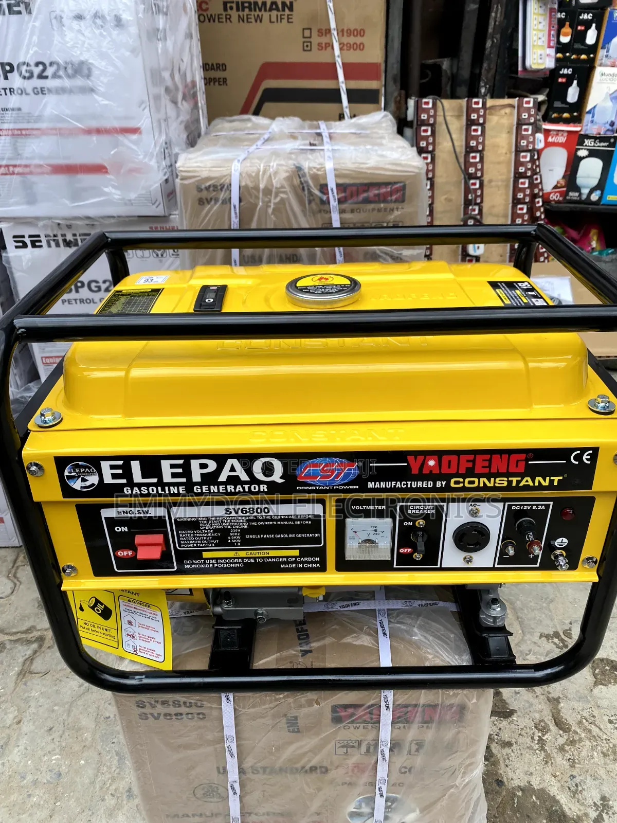Original Elepaq 4.5kva Generator High Efficiency Power Solution