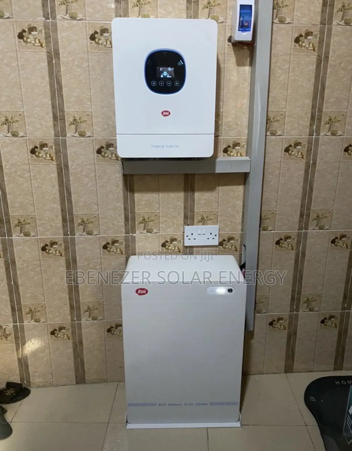 16kwh Itel Lithium, 6kva Inverter, 12pics 600w Panels