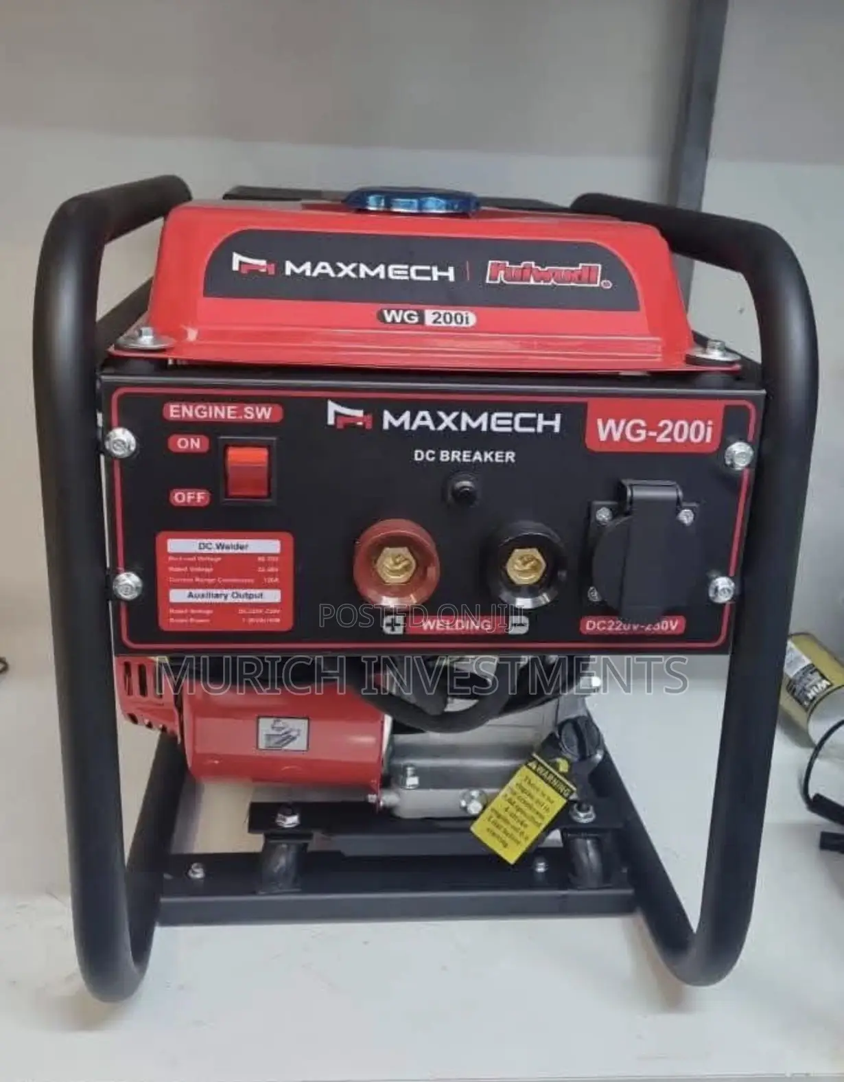 Maxmech Wg200i Welding Generator