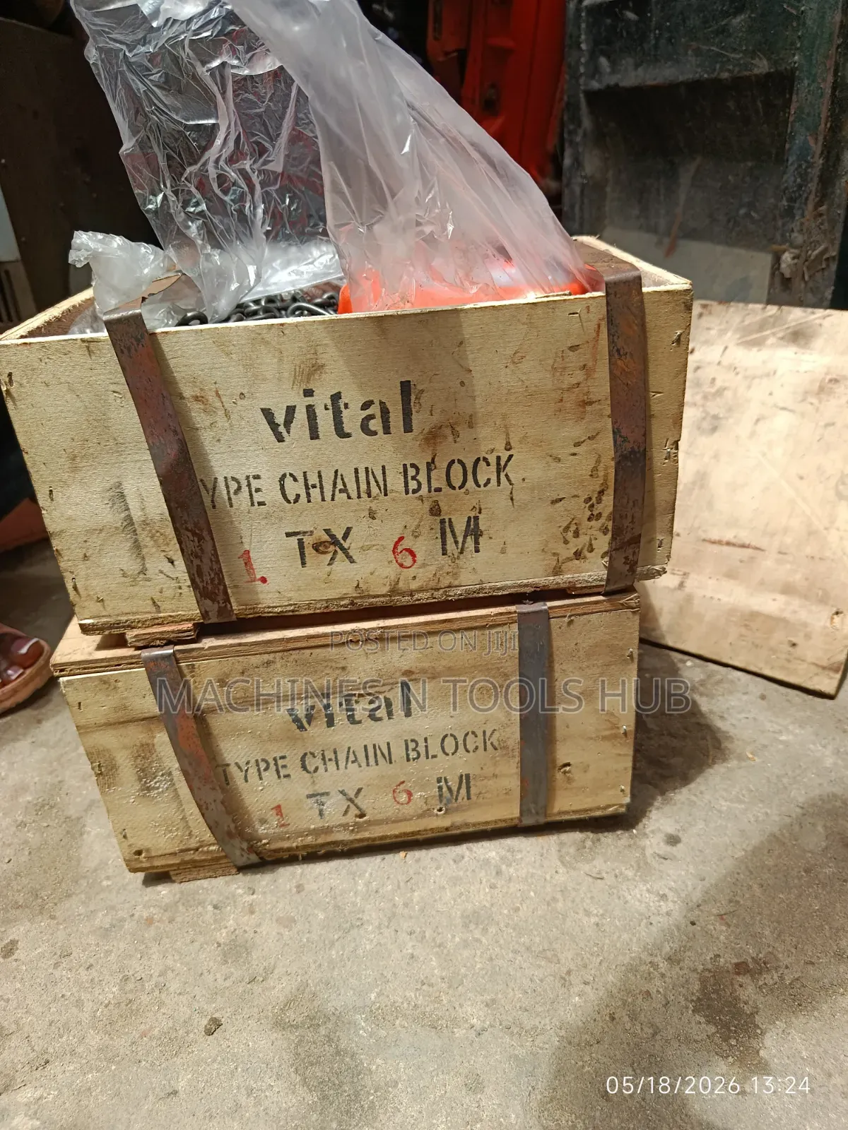 1 Ton × 6 Meters Vital Type Chain Block