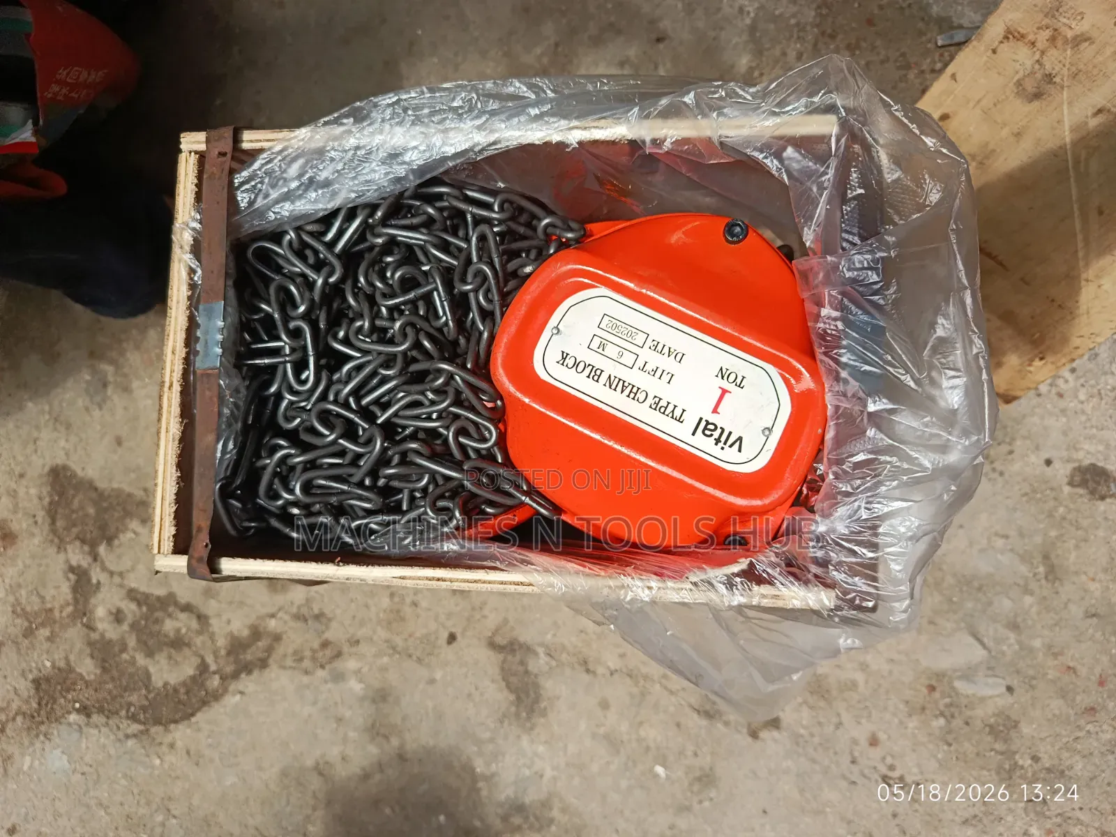 1 Ton × 6 Meters Vital Type Chain Block