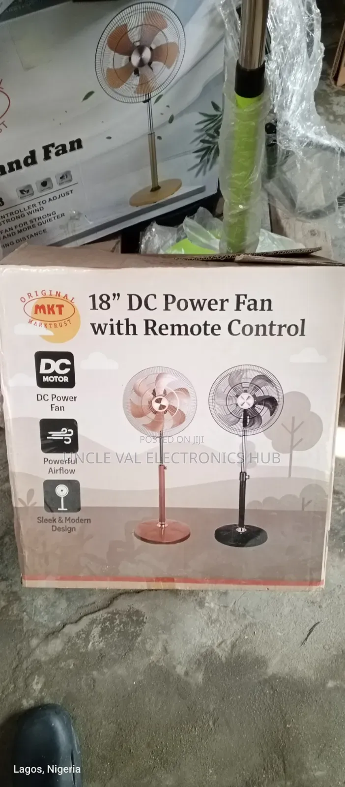 MKT 18" Dc Power Fan With Remote Control