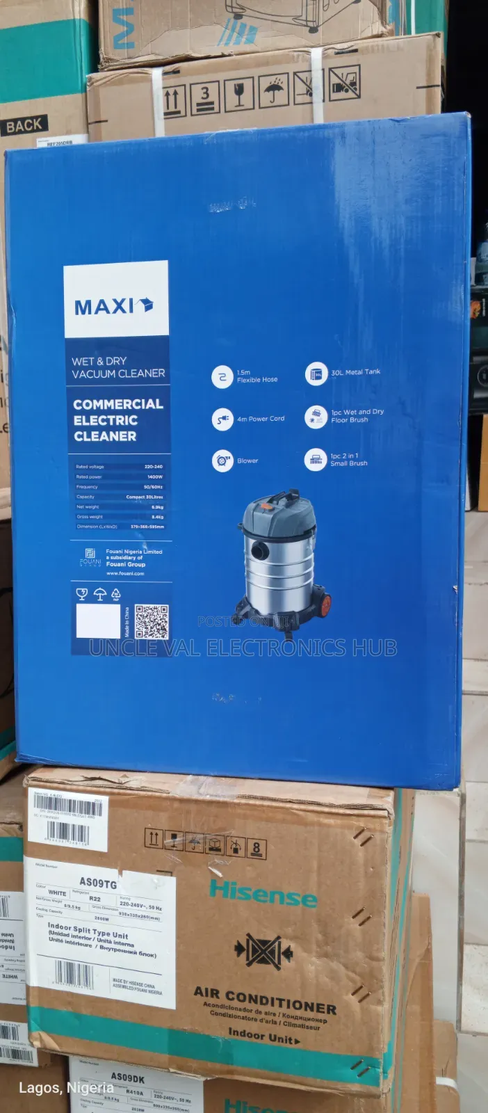 Maxi Vacuum Cleaner (Wet and Dry)