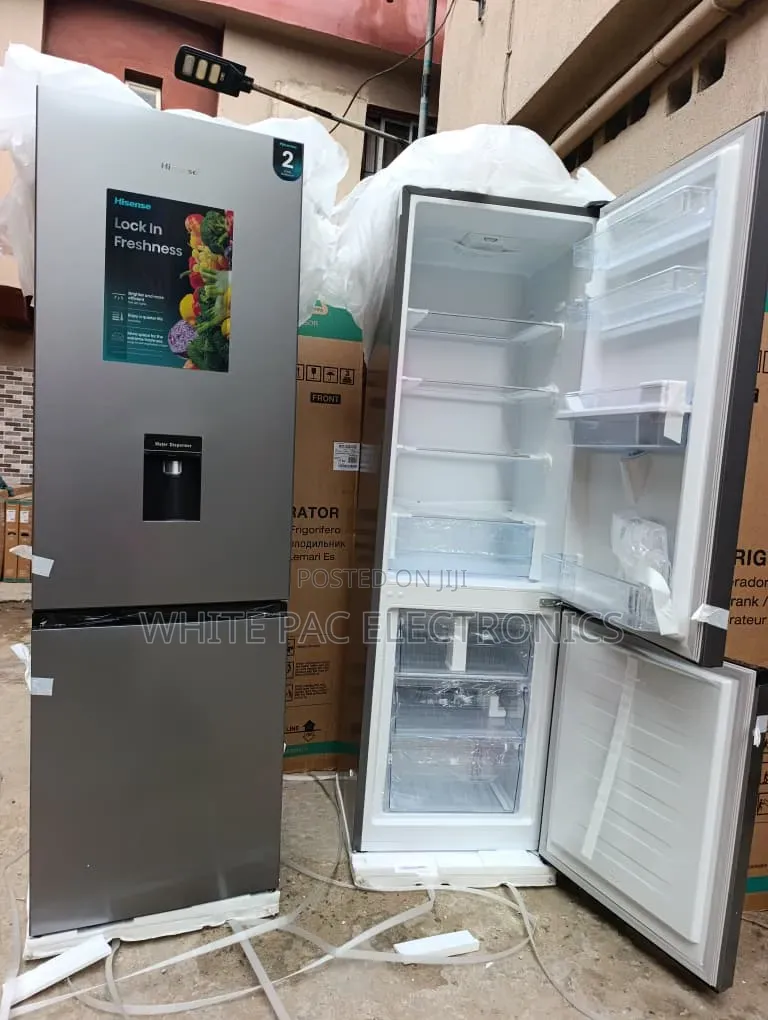 New Brand Hisense 264 Litre Fridge Bottom Freezer > With Dispenser