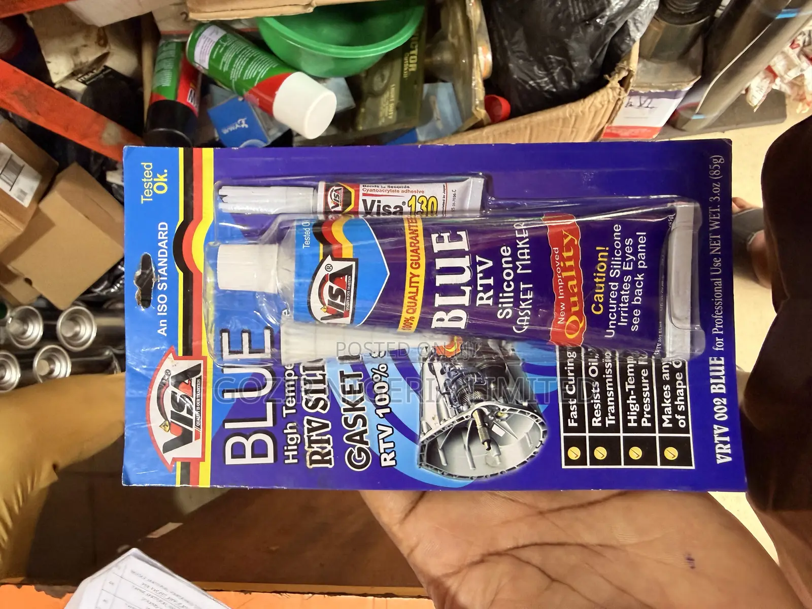 Blue RTV Silicone Gasket Marker