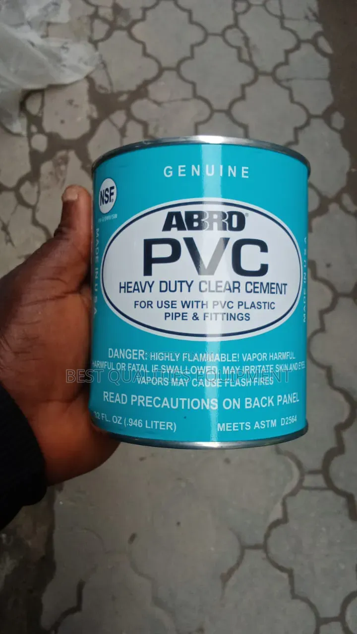 Abro PVC Heavy Duty Clear Cement Gum
