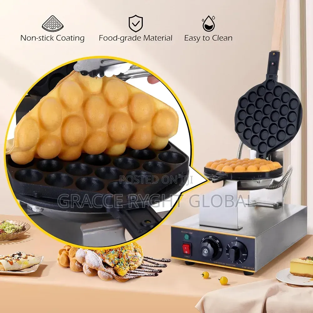 Industrial Bubble Waffle Maker