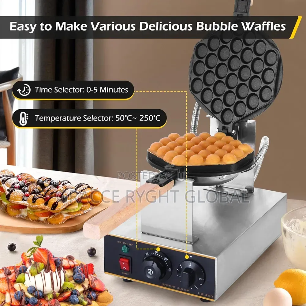 Industrial Bubble Waffle Maker