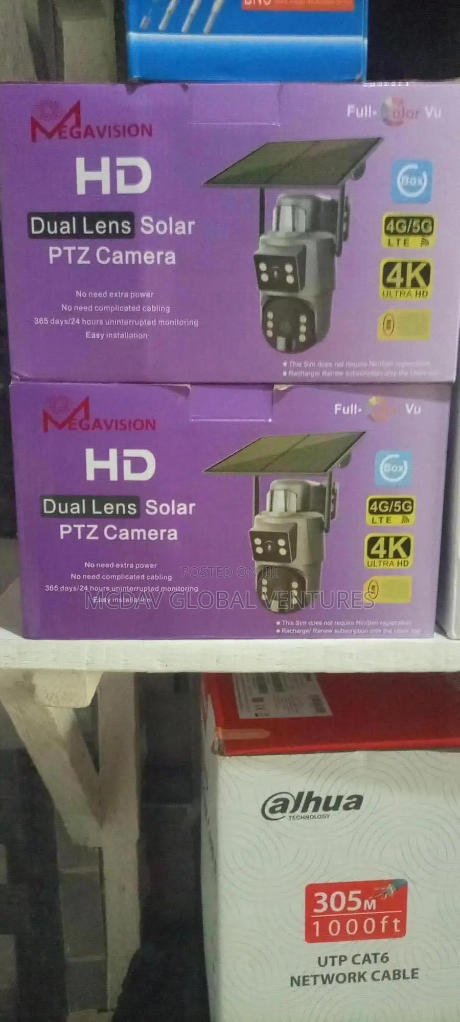 Sd450 Ultra Hd 4g Dual Lens Solar PTZ Camera