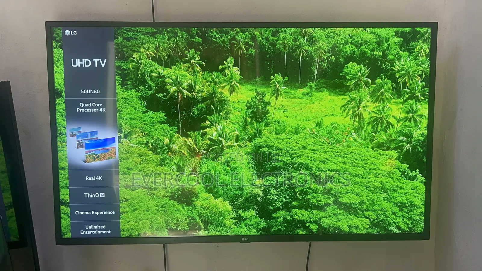 Premium 50” Lg Uhd Smart Tv With Thinq Ai