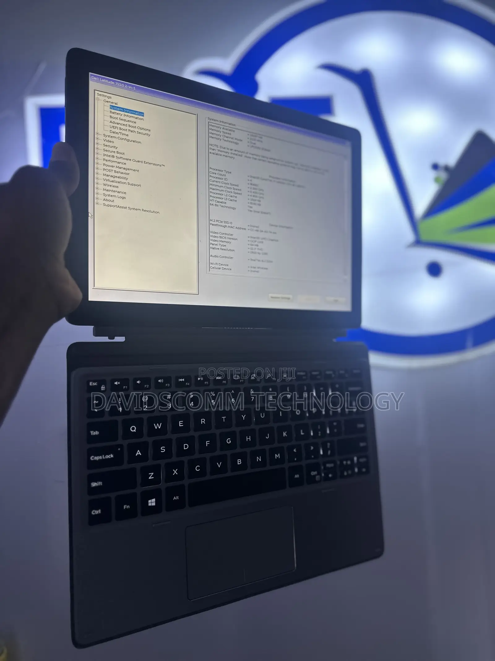 Laptop Dell Latitude 7200 2-in-1 16GB Intel Core i7 SSD 512GB