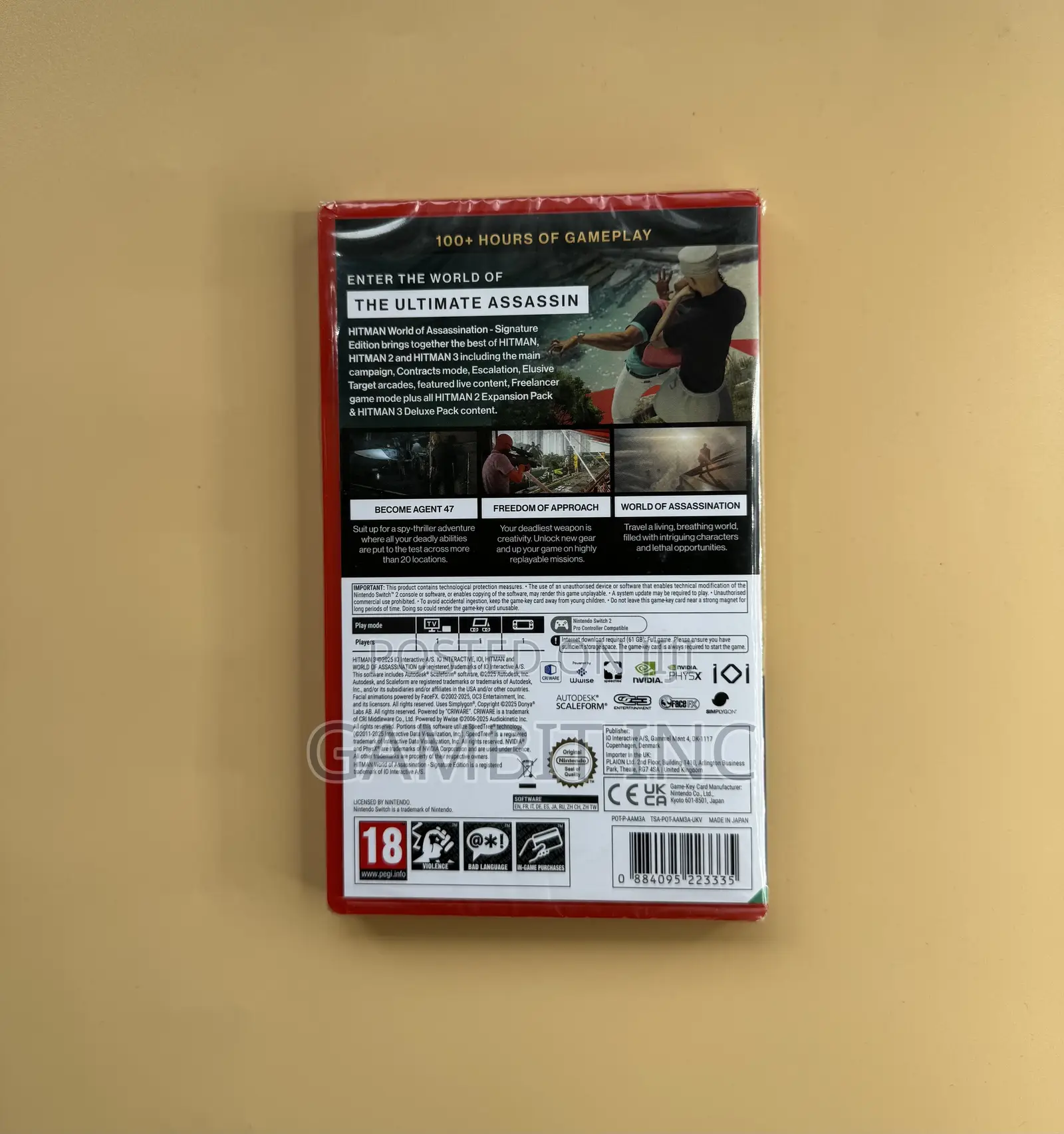Nintendo Switch Hitman World of Assassination