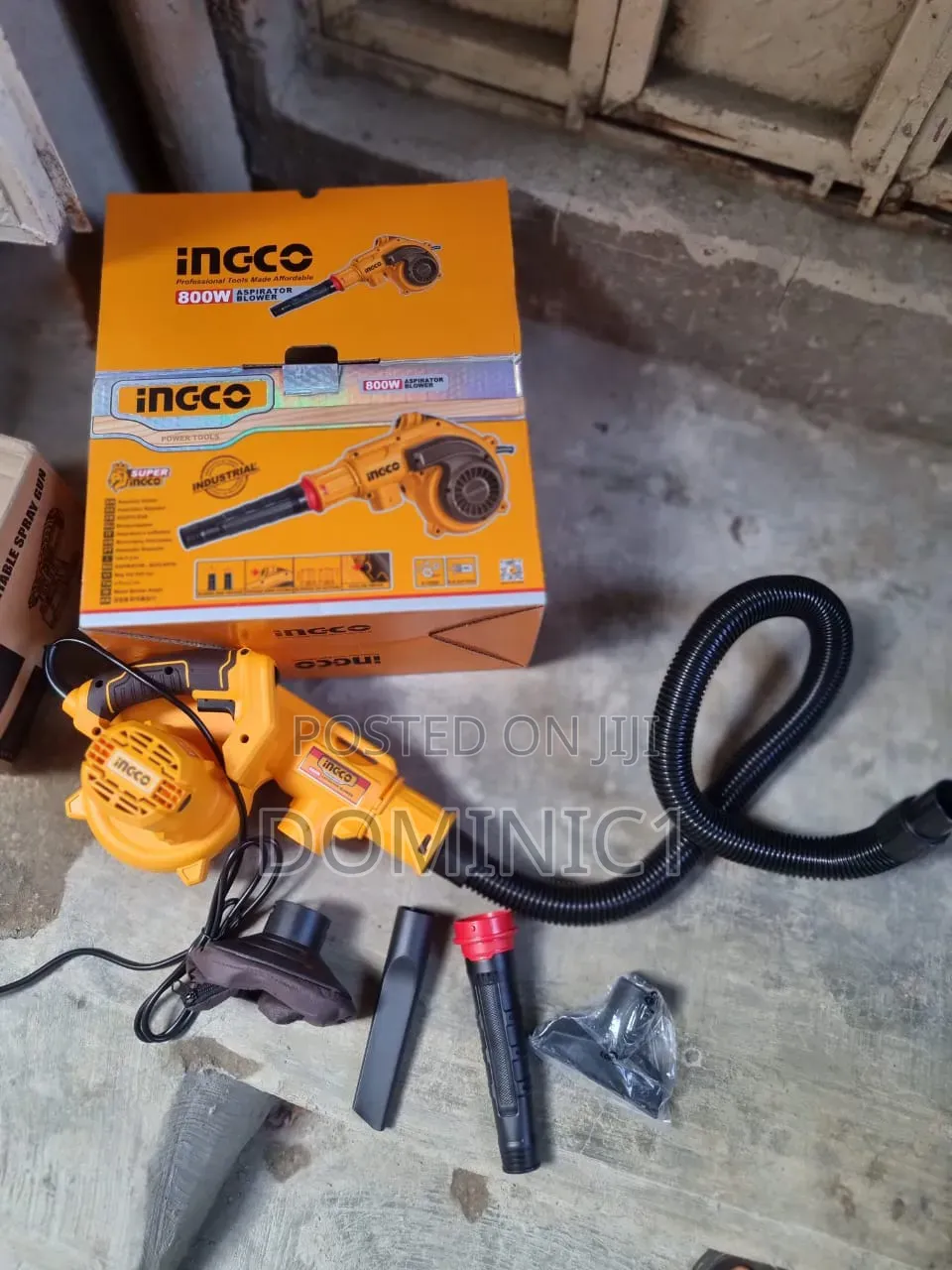 Ingco 800w Industrial Aspirator Blower With Vacuum Functions.