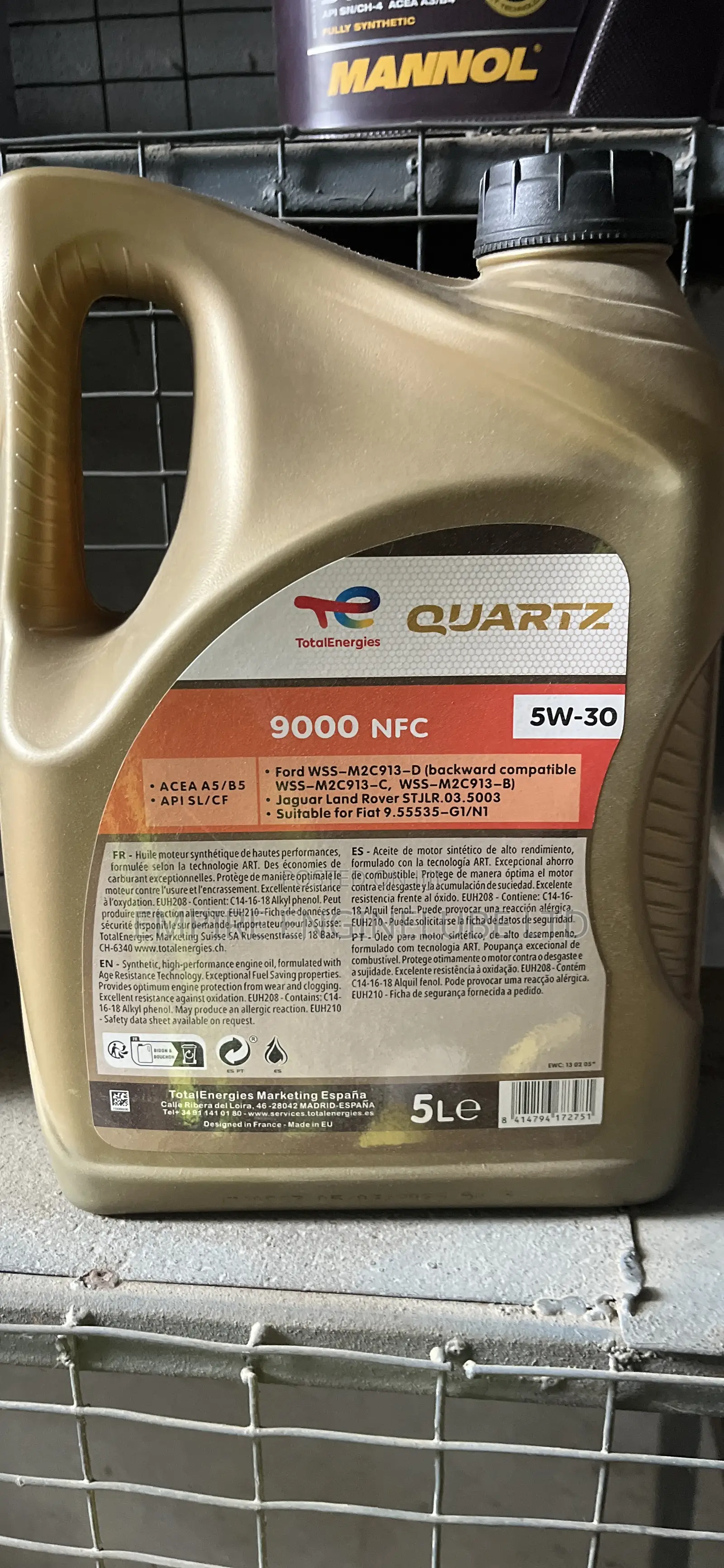 Total 5w30 Quartz 9000
