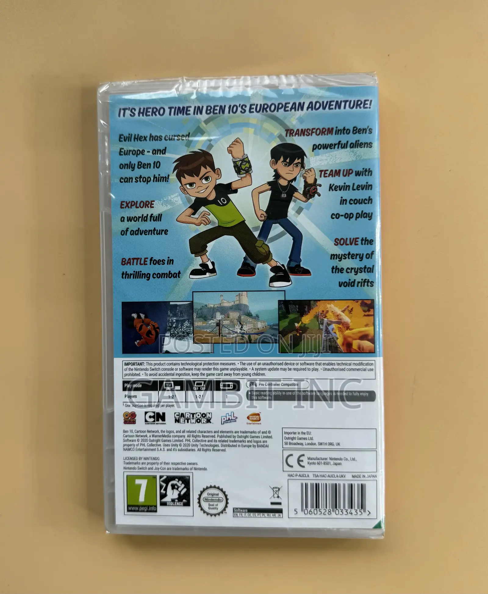 Nintendo Switch Ben 10 Power Trip