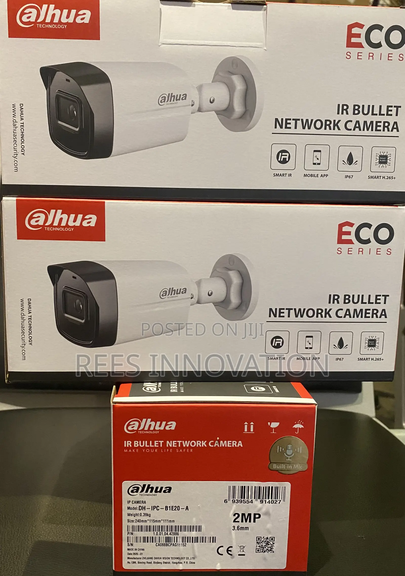 Dahua 2mp Ip Camera (Indoor Outdoor)