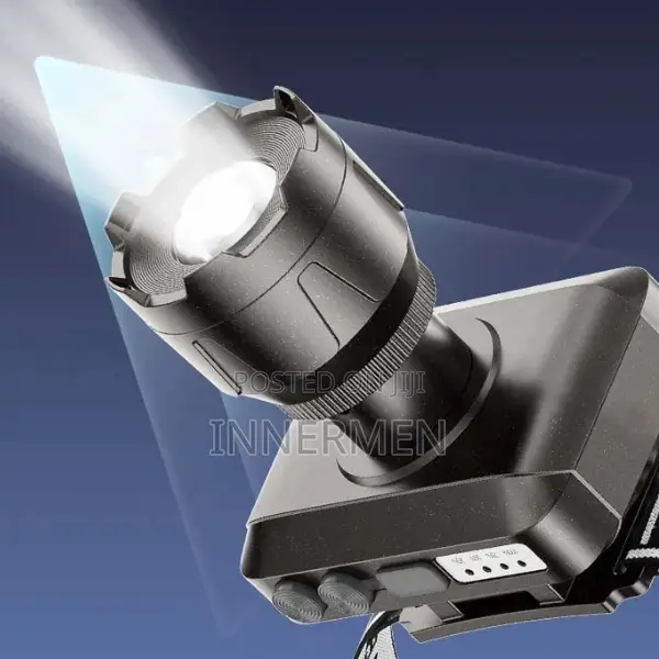 Rechargeable Led Headlamp With Telescopic Zoom