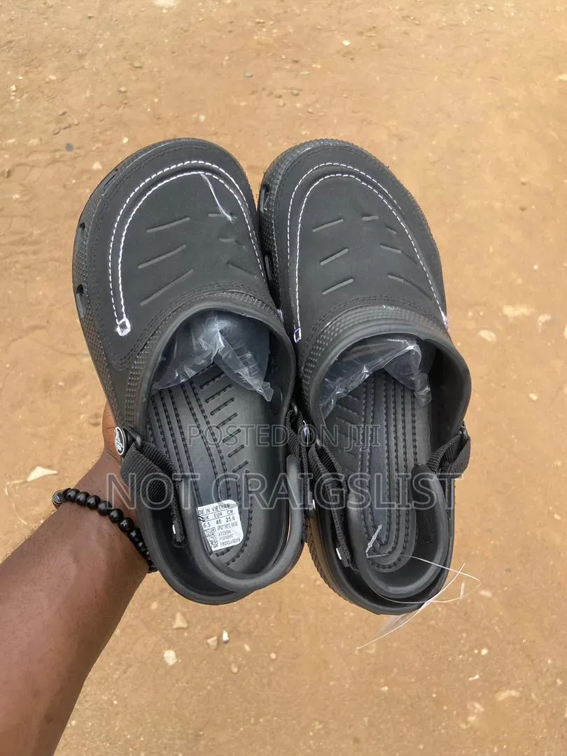 Original Yukon Crocs for Men | Premium Leather Crocs Lagos