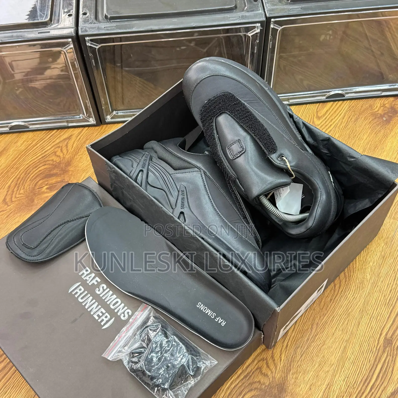 Original Raf Simons Antel Leather Sneakers
