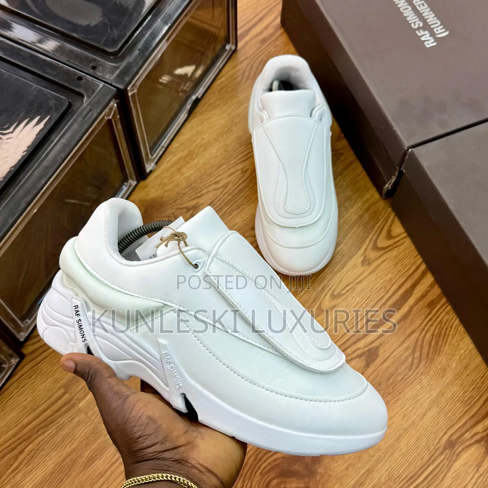 Original Raf Simons Antel Leather Sneakers