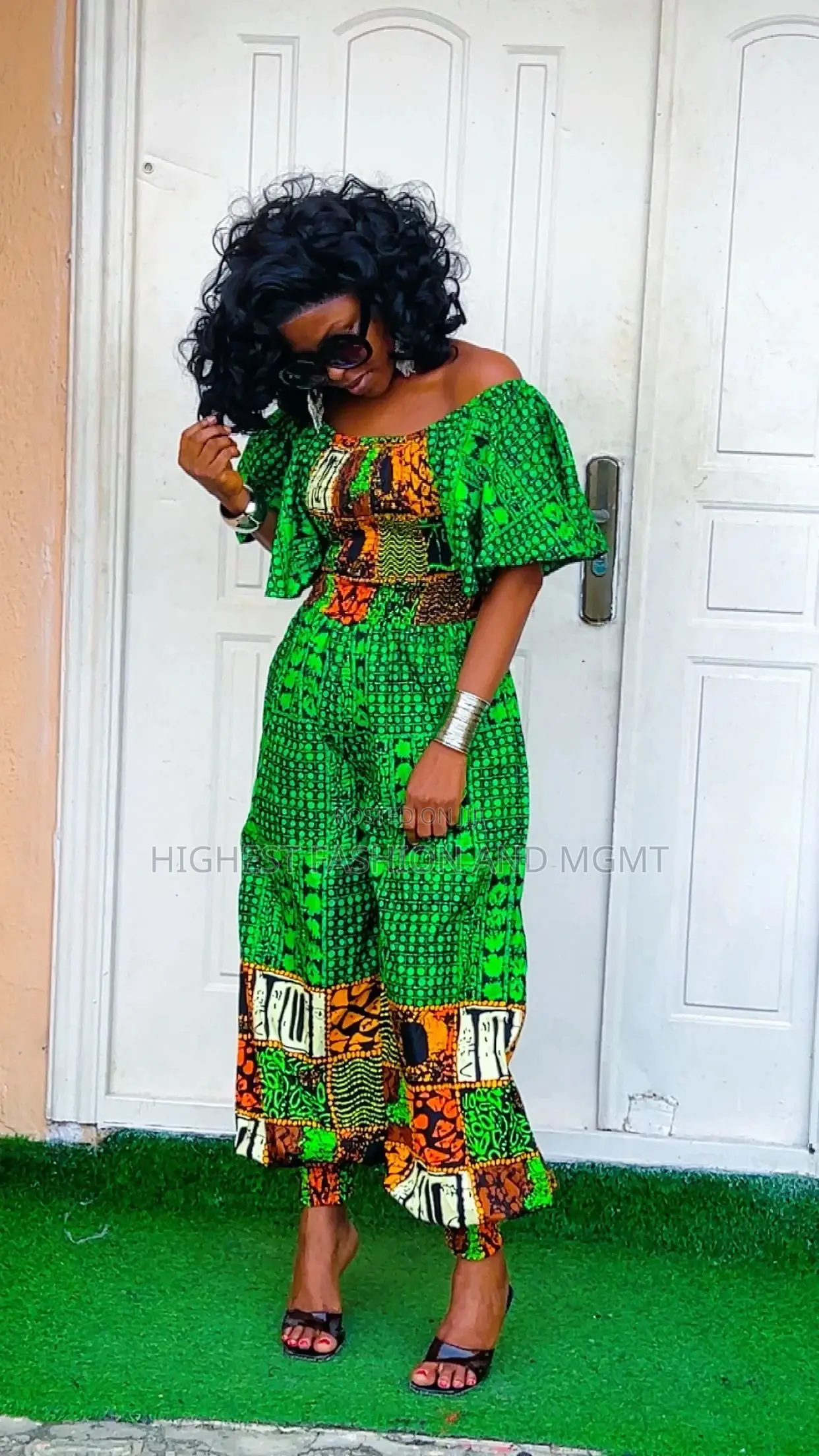 Ankara Jumpsuit - Style 704