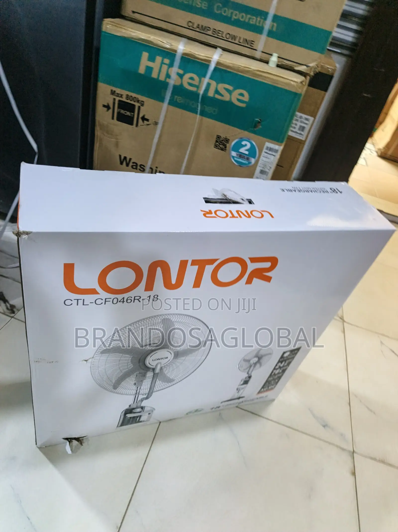 Lontor 18" Rechargeable Fan[Ctl-Cf04r18]Strong Cooling Performance Fan