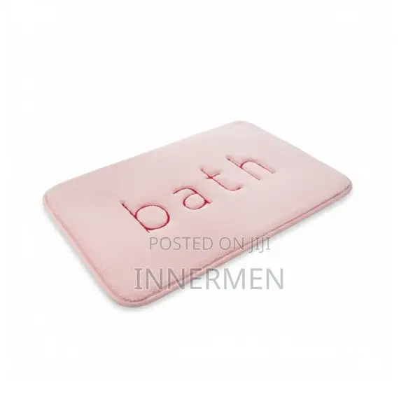 Ultra Soft Memory Foam Bathroom Rug - Pink