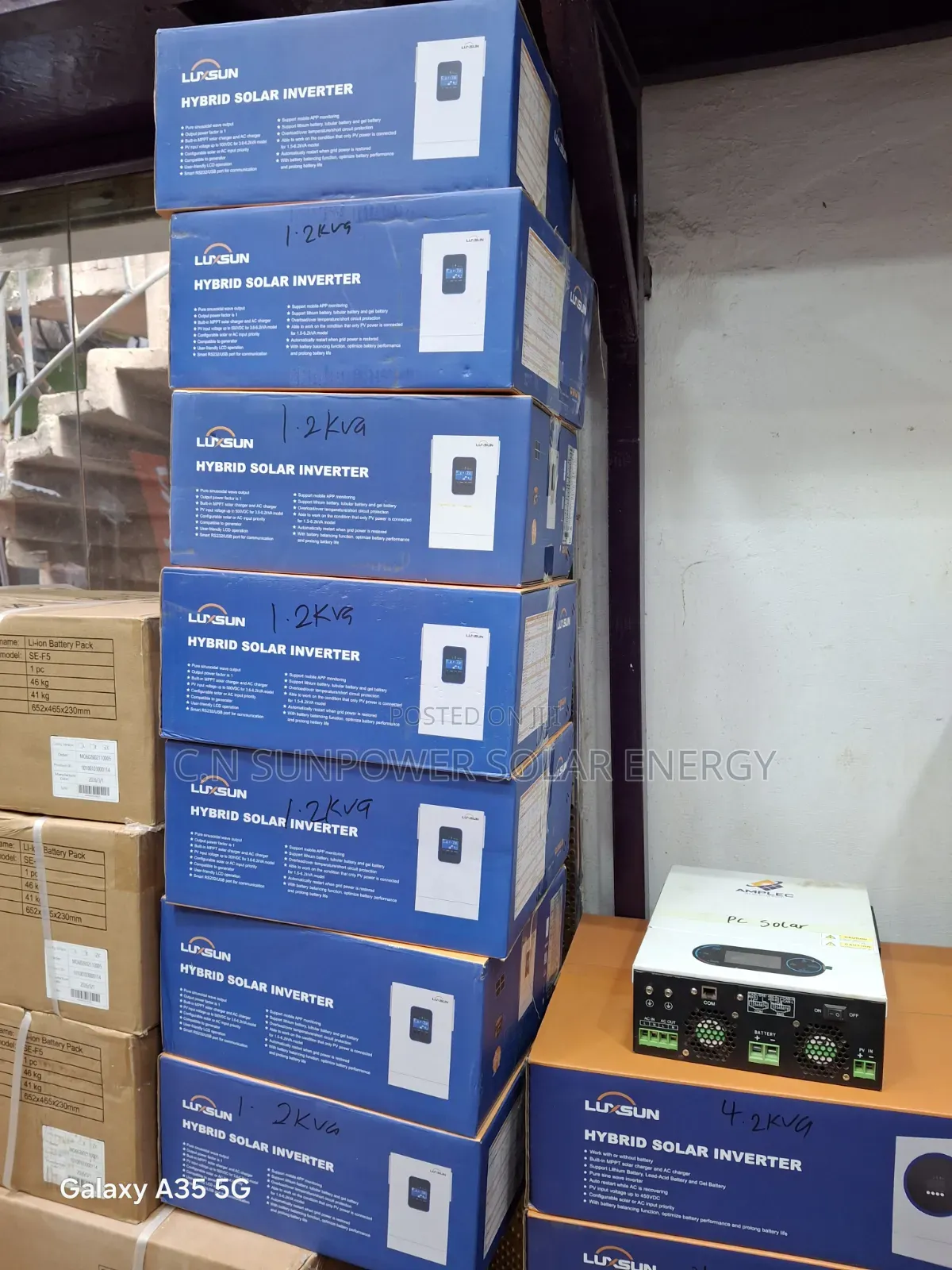 1.2kva/12v Luxsun Hybrid Solar Inverter
