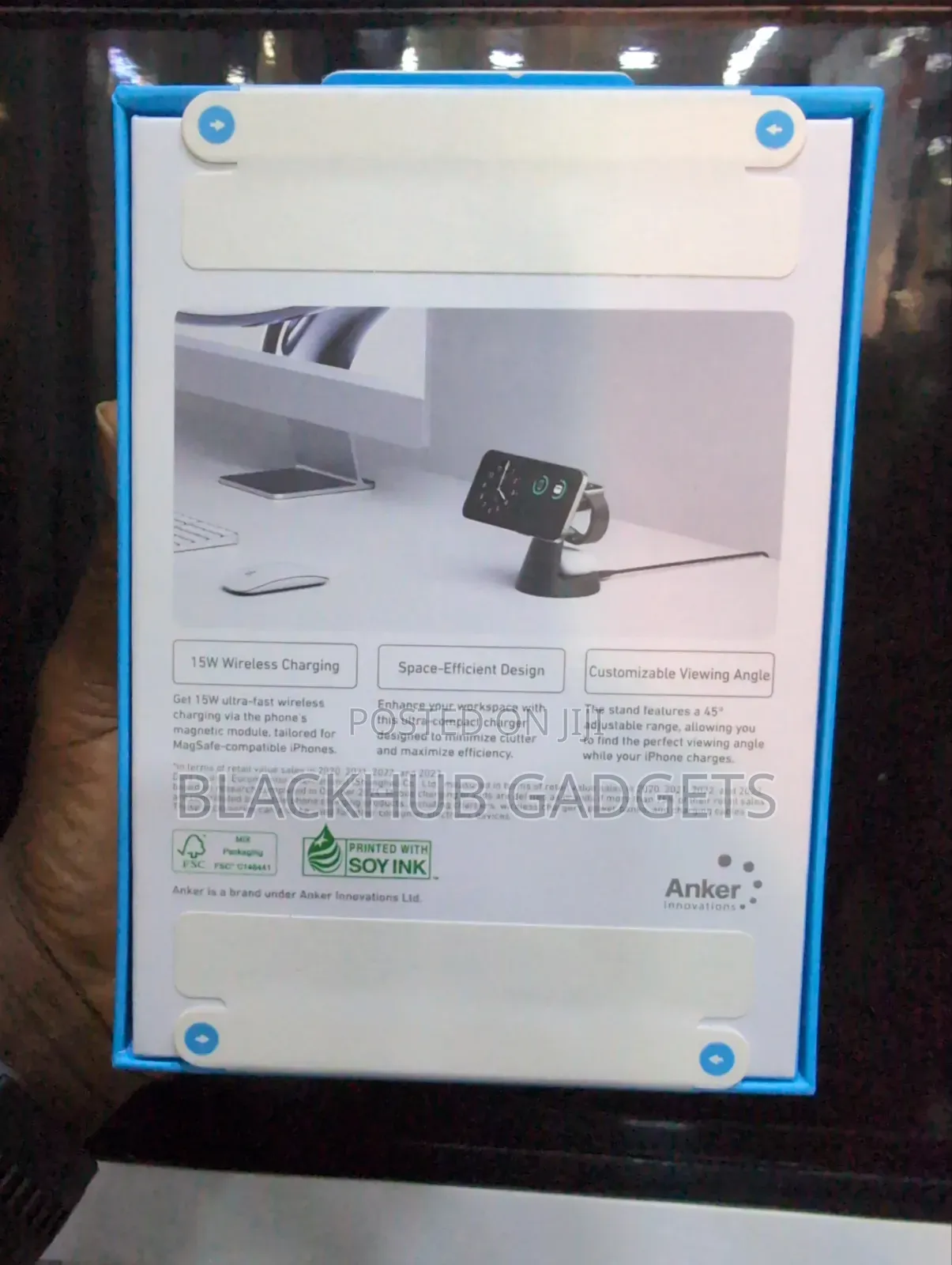 Anker Ultra Compact 3 in 1 Qi2 Charging Stand
