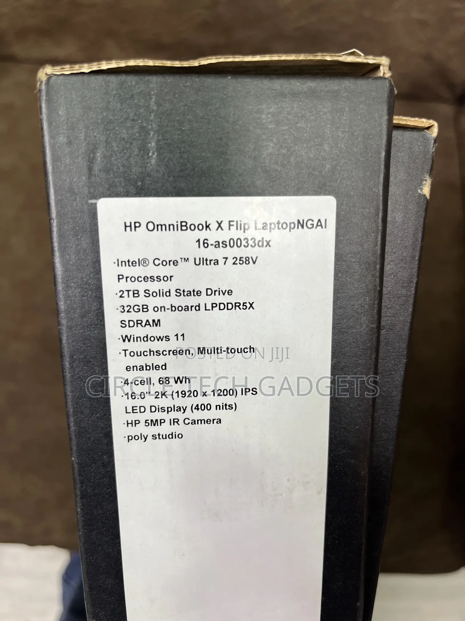New Laptop HP OmniBook X Flip 16" 32GB Intel Core Ultra 7 SSD 2T