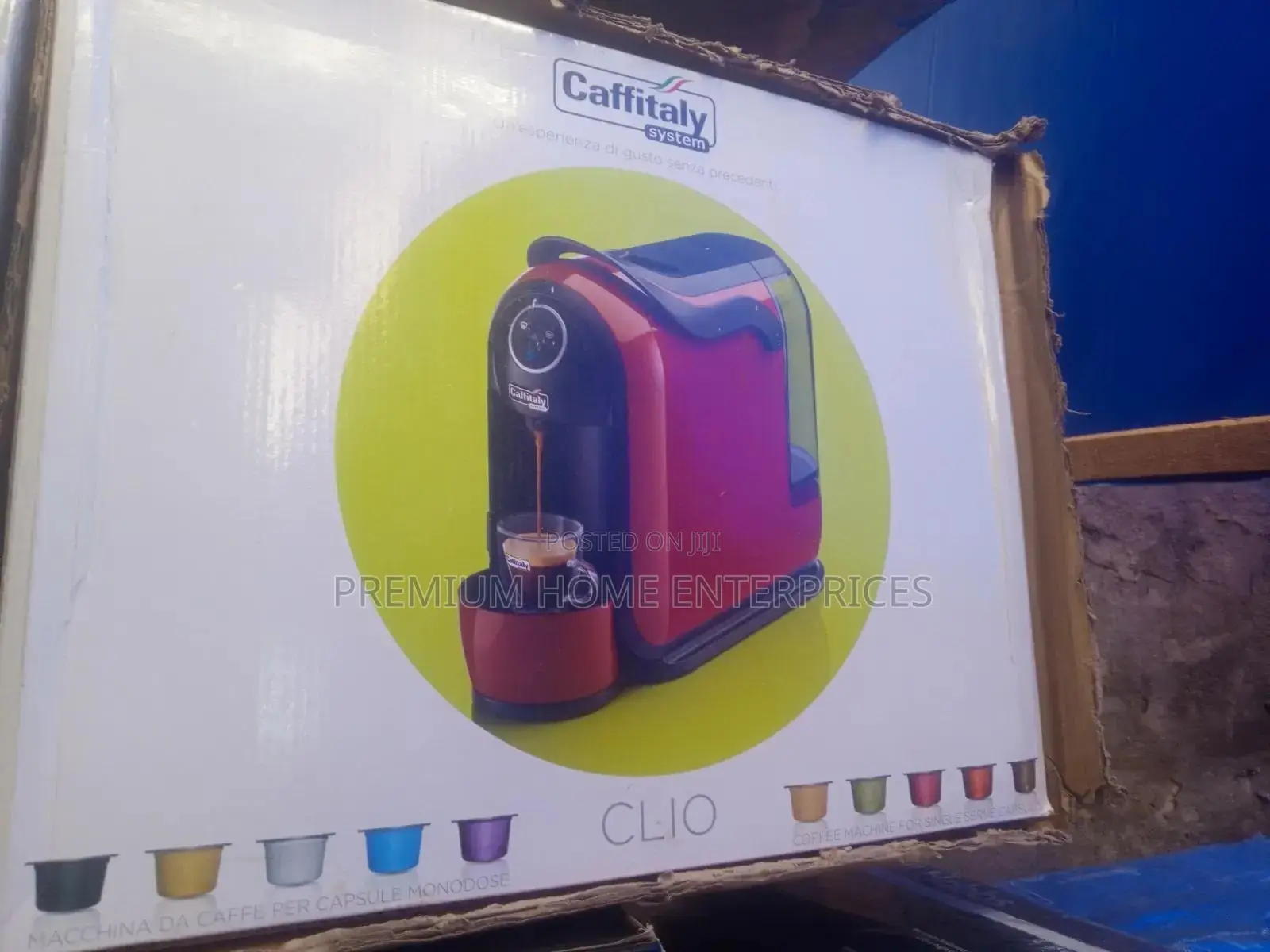 Caffitaly Clio S21 Capsule Coffee Machine - 950w