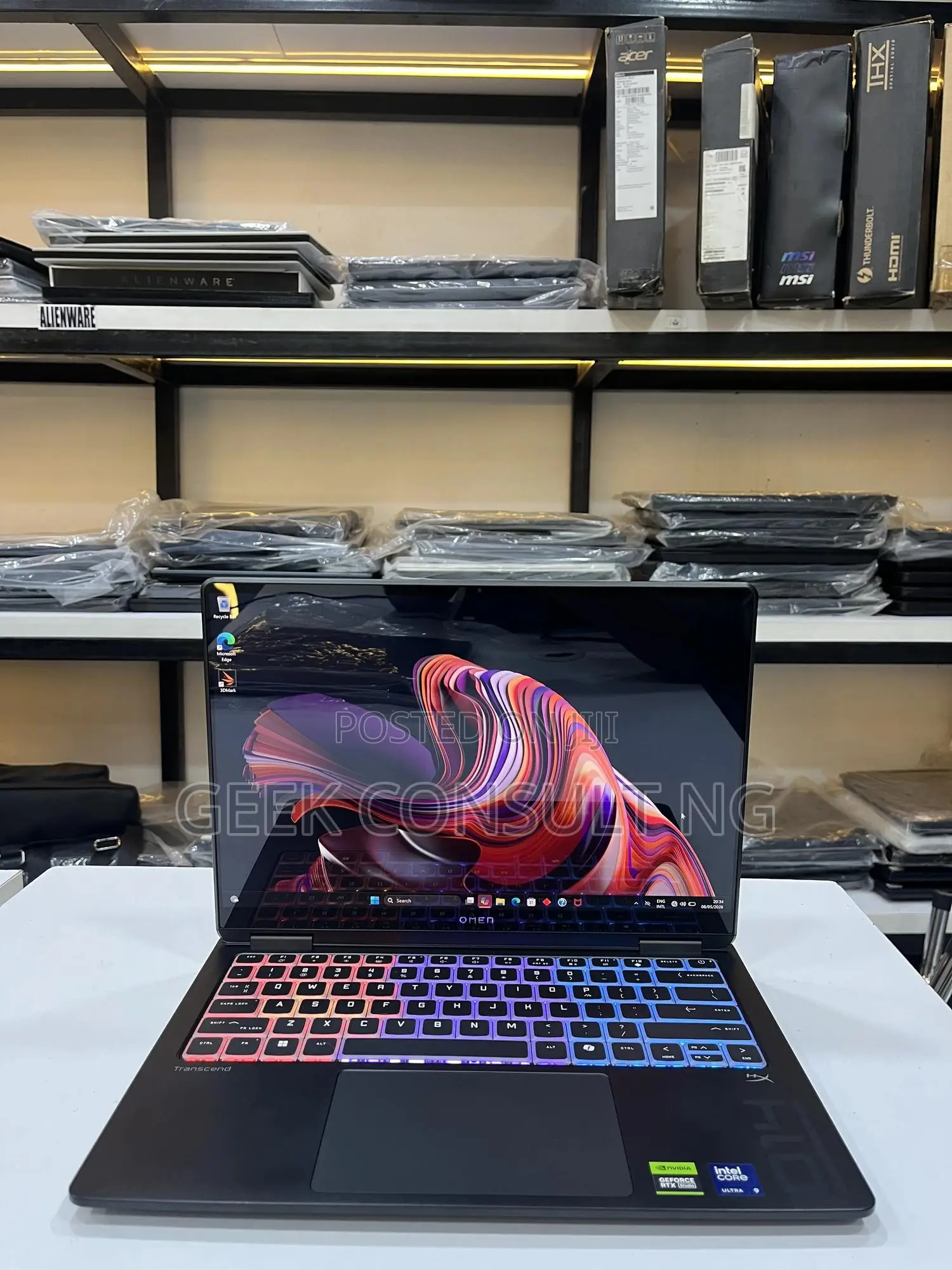 Laptop HP Omen Transcend 14-fb0023dx 32GB Intel Core Ultra 9 SSD 1T