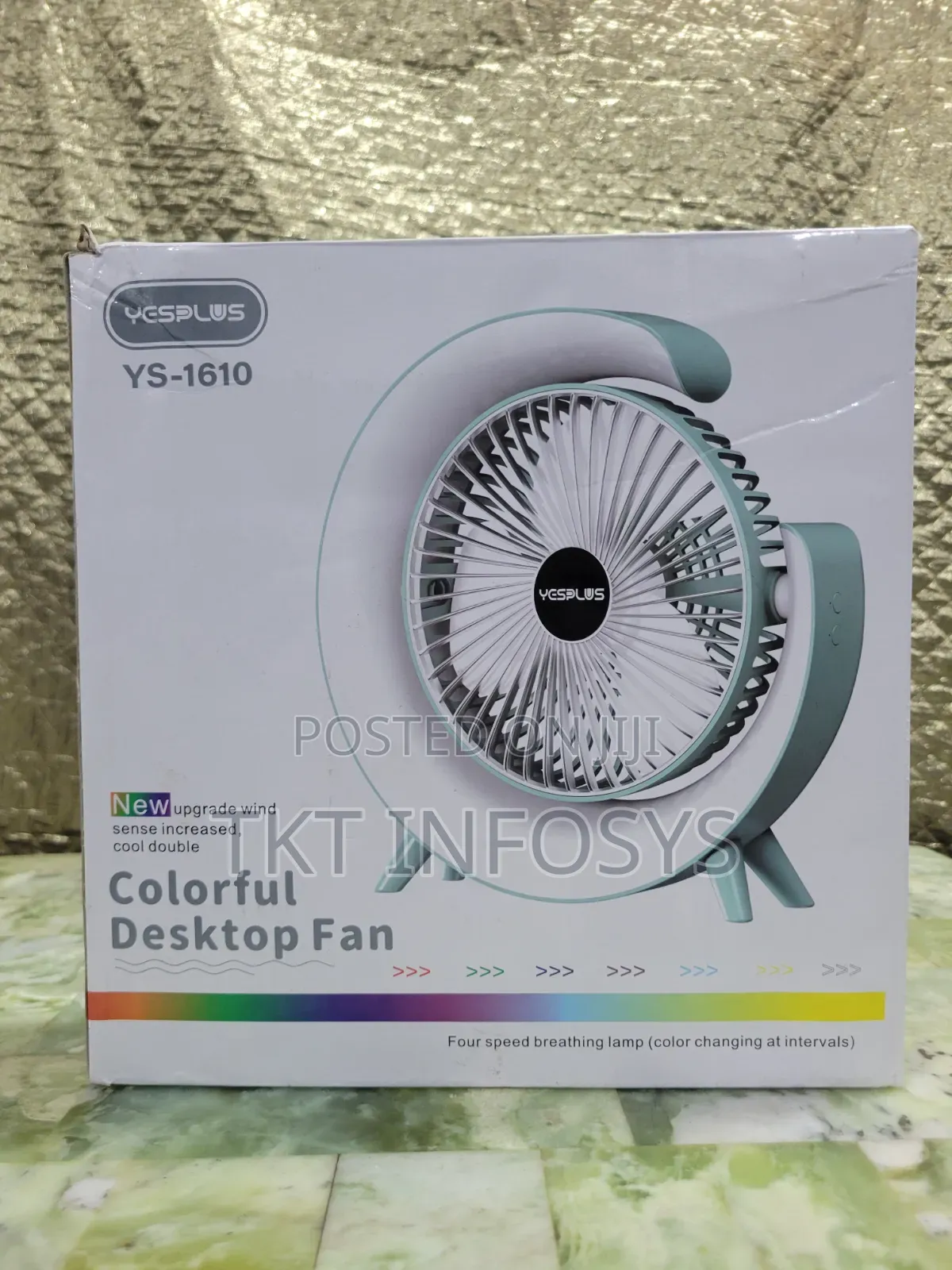 High Speed Rechargeable Desktop Fan