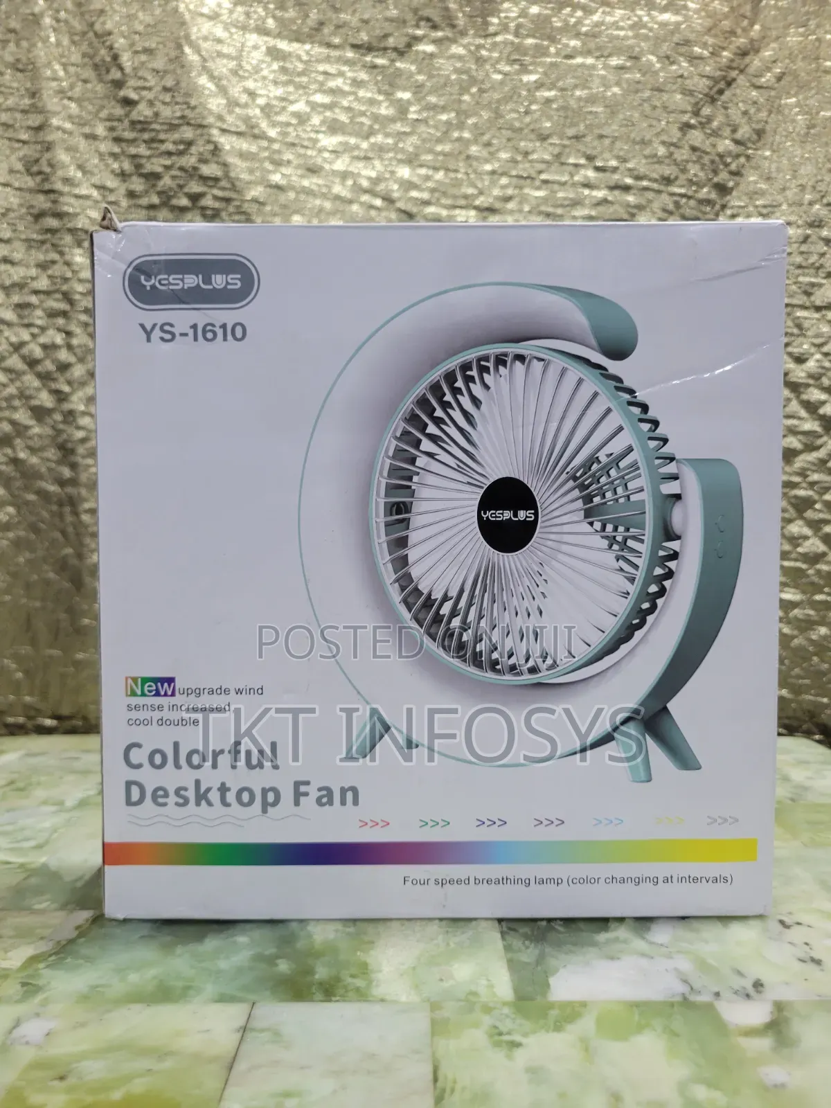 High Speed Rechargeable Desktop Fan