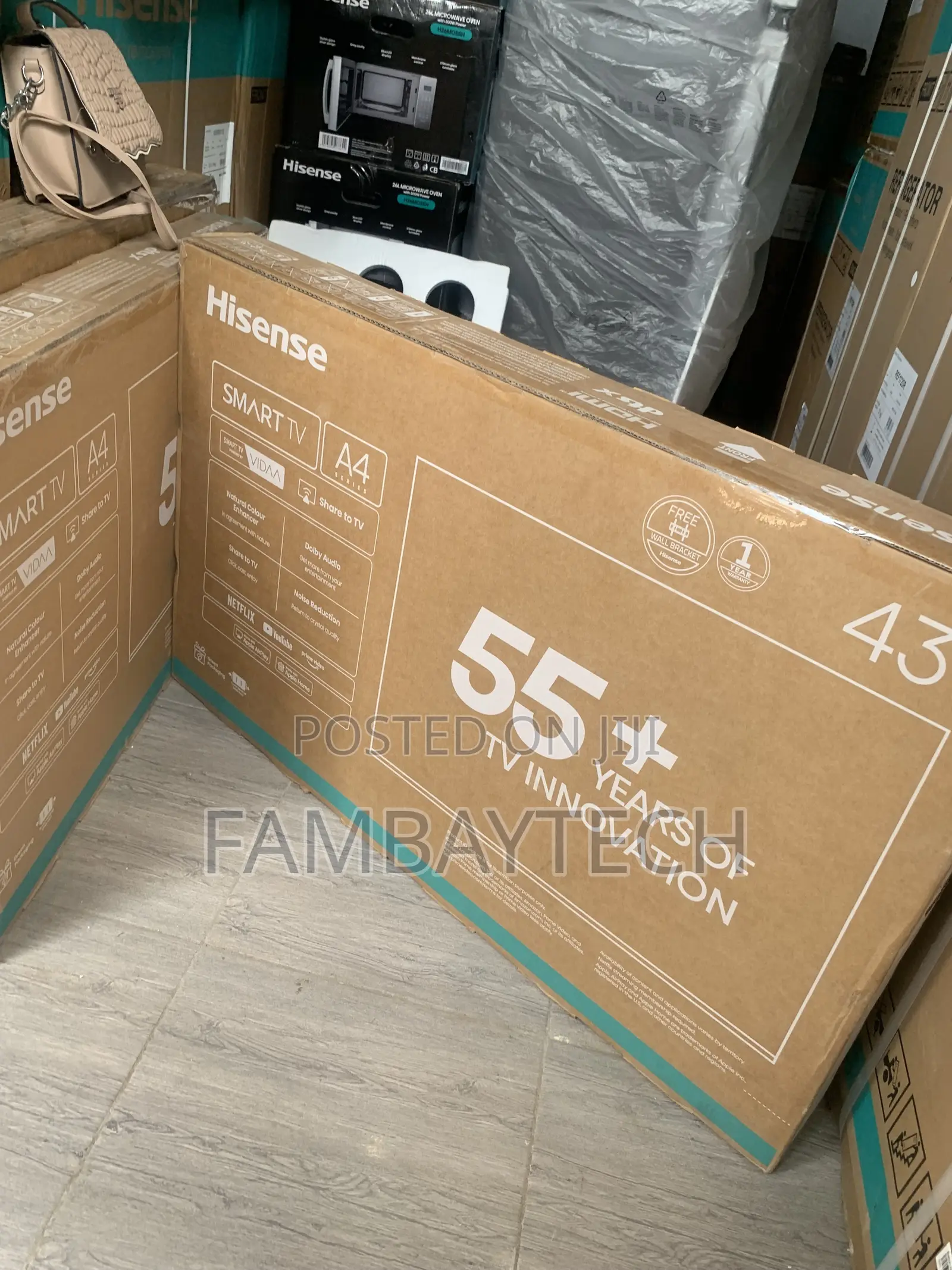 Brand New Hisense 43'' Wifi Netflix Tv