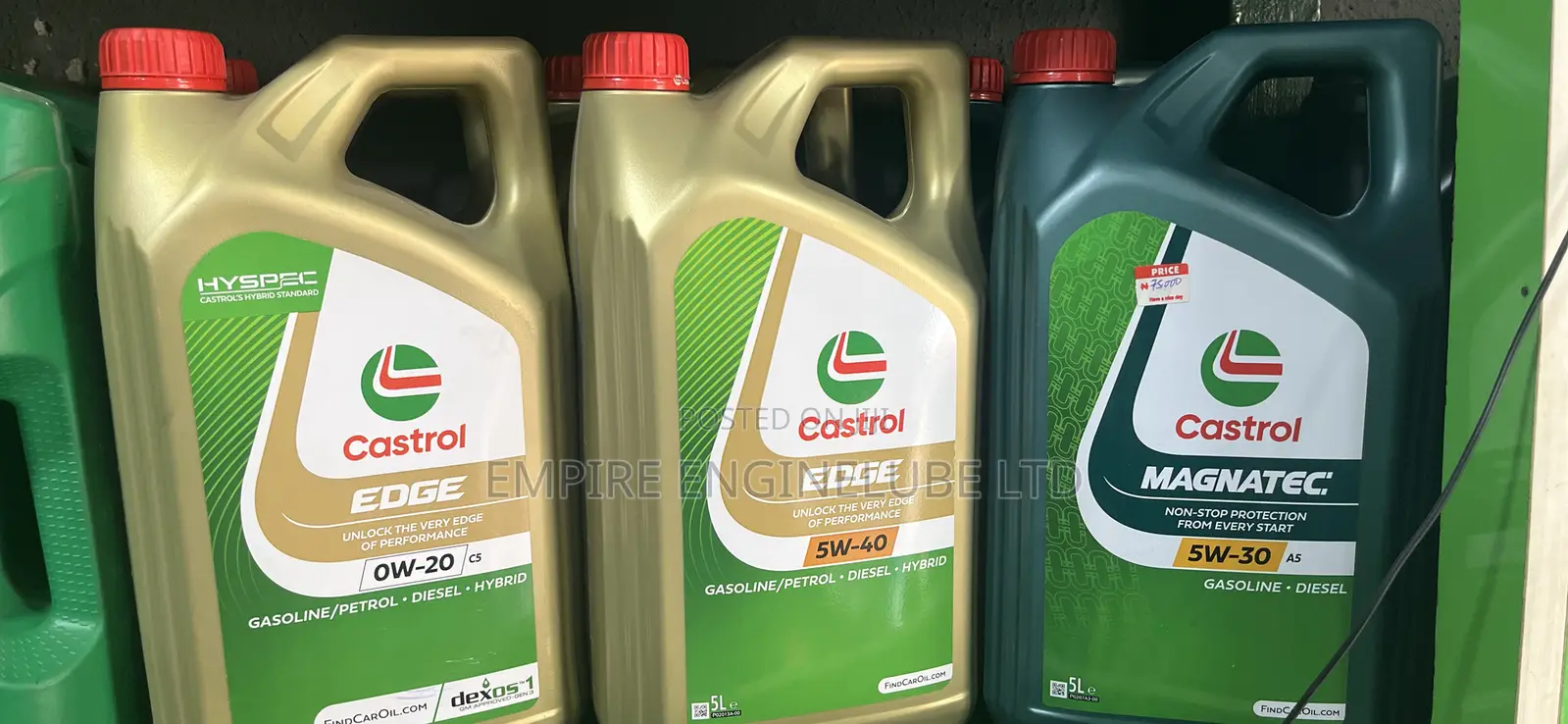 Castrol Edge/Magnetic 5w30, 0w20 (Genuine)