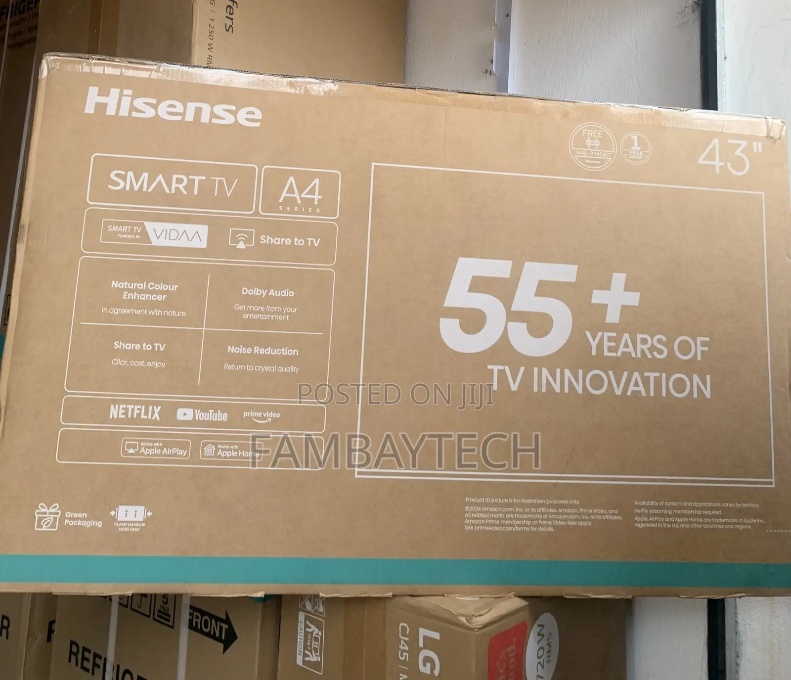 Hisense 43inches 1080p Full Hd + Smart Features Tv