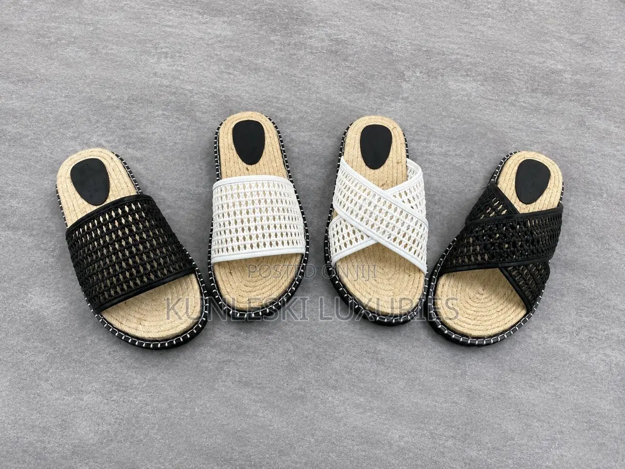 Original Zara Espadrille Leather Slippers